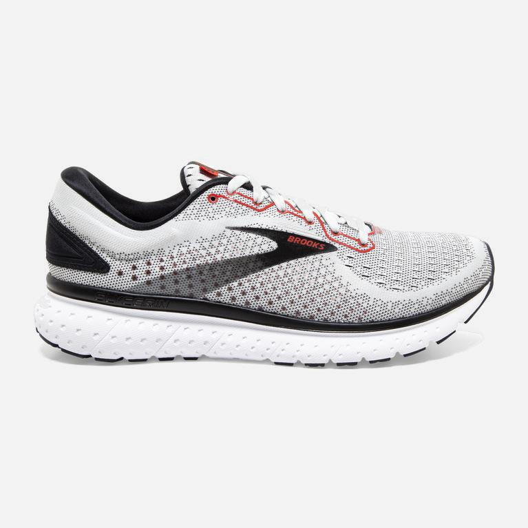 Brooks Glycerin 18 Israel - Men's Road Running Shoes - Grey/Black/Tradewinds (27104-WIAV)